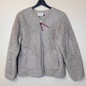 Lululemon Oh So Sherpa Teddy Full Zip Fleece Jacket - Women's Size 6 - Tan